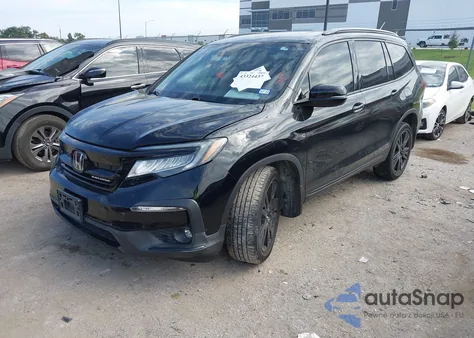 2020 Honda Pilot Awd Black Edition из США, поврежденный, VIN 5FNYF6H76LB046976